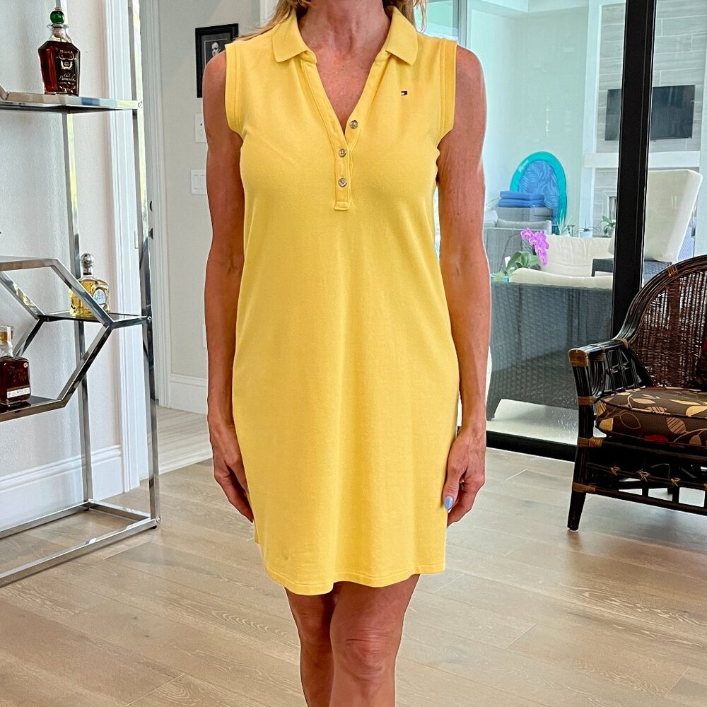 Tommy Hilfiger Yellow Cotton Dress Size XS